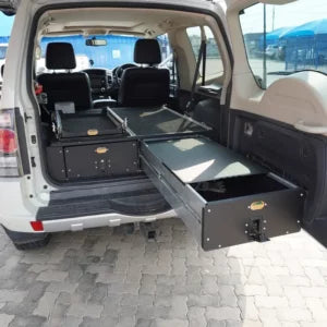 Twin Drawer – Mitsubishi Pajero SWB (LB Hole Access)