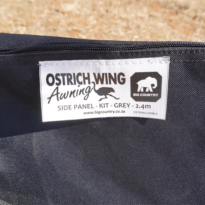 OWA Side wall KIT 2.1m #3 (OLIVE/GREY) 260gsm - Colour: GREY
