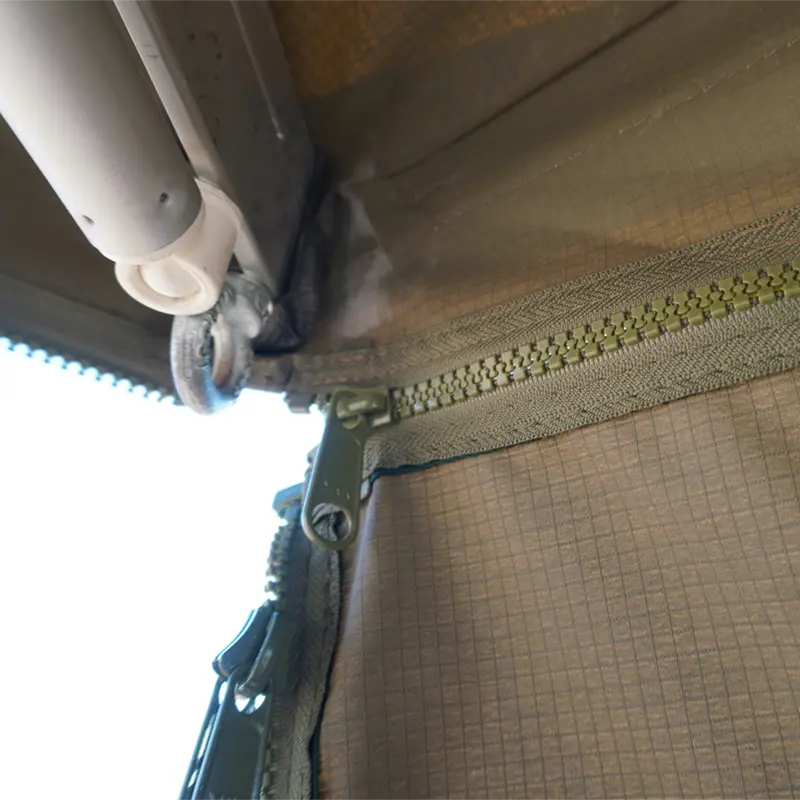 OWA Side wall PLAIN (OLIVE/GREY) 260gsm - Colour: OLIVE / Size: 2.4m