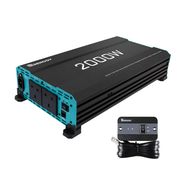 Renogy Pure Sine Wave Inverters – 1000W / 2000W / 3000W - Wattage: 2000W