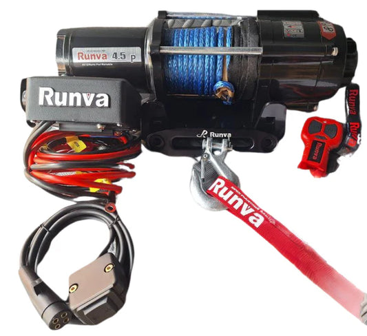 Runva Winch 12000 LBS Winch with Synthetic Rope + 2 Remotes (Wire+Wireless) AFFI -  RW120005