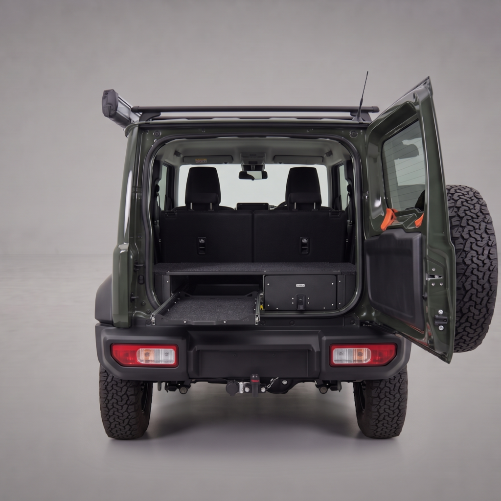 Single Drawer + Ammo Box Slider – Suzuki Jimny Gen4 3 door