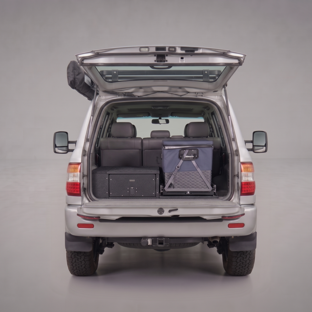Single Drawer + Fridge Slide Platform – Toyota Land Cruiser 80
