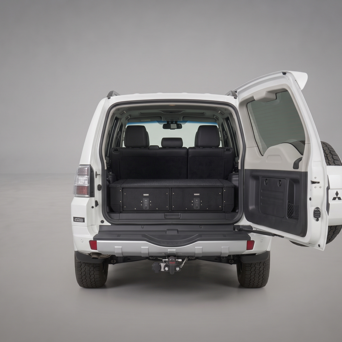 Twin Drawer – Mitsubishi Pajero SWB (LB Hole Access)