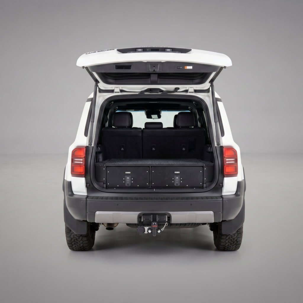 Twin Drawer – Toyota Prado 250 - Mount: floor-mount