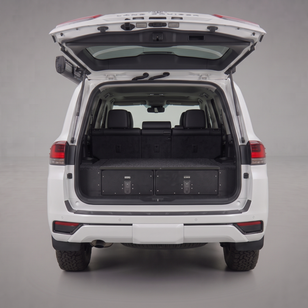 Twin Drawer – Toyota Land Cruiser 300 - Mount: seat-mount