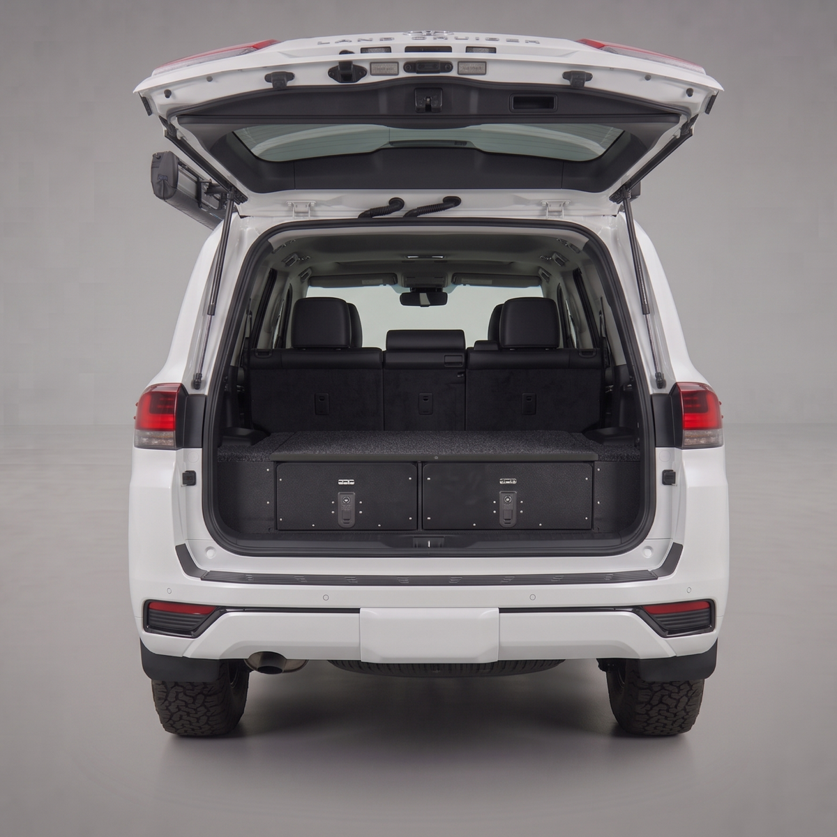 Twin Drawer – Toyota Land Cruiser 300 - Mount: seat-mount