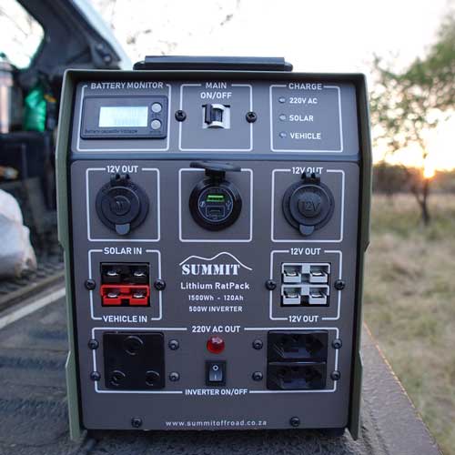 RatPack portable power unit - Size: 120AH
