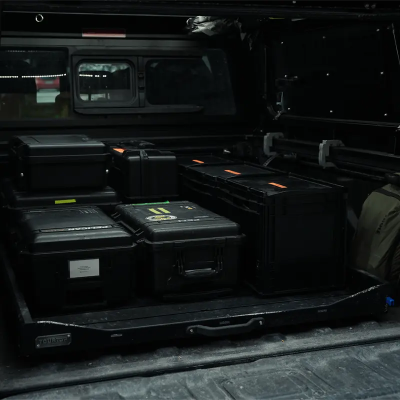 Tour Sliders/ Loadbin Slides - Cab Size: Double Cab