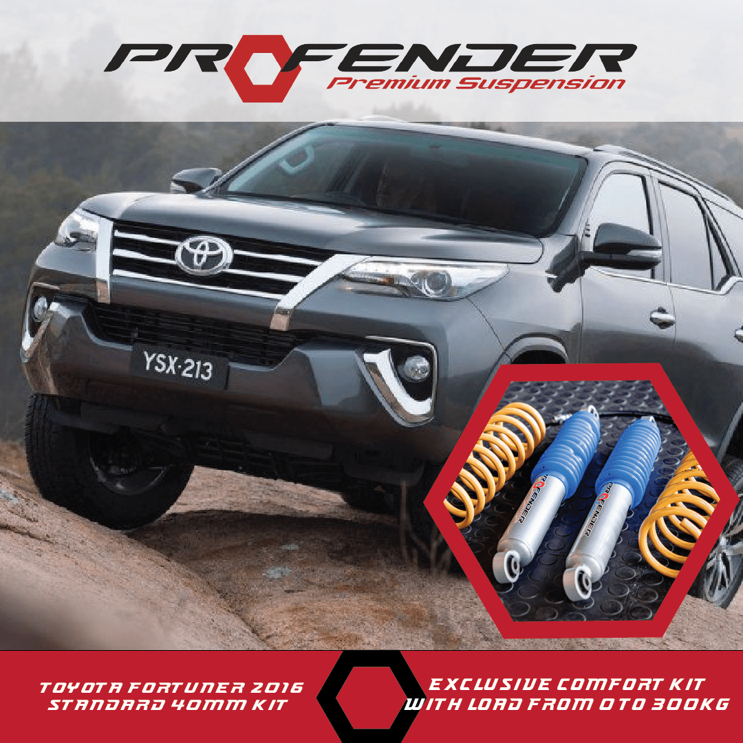 Profender Suspension Kit – Toyota Fortuner 2016