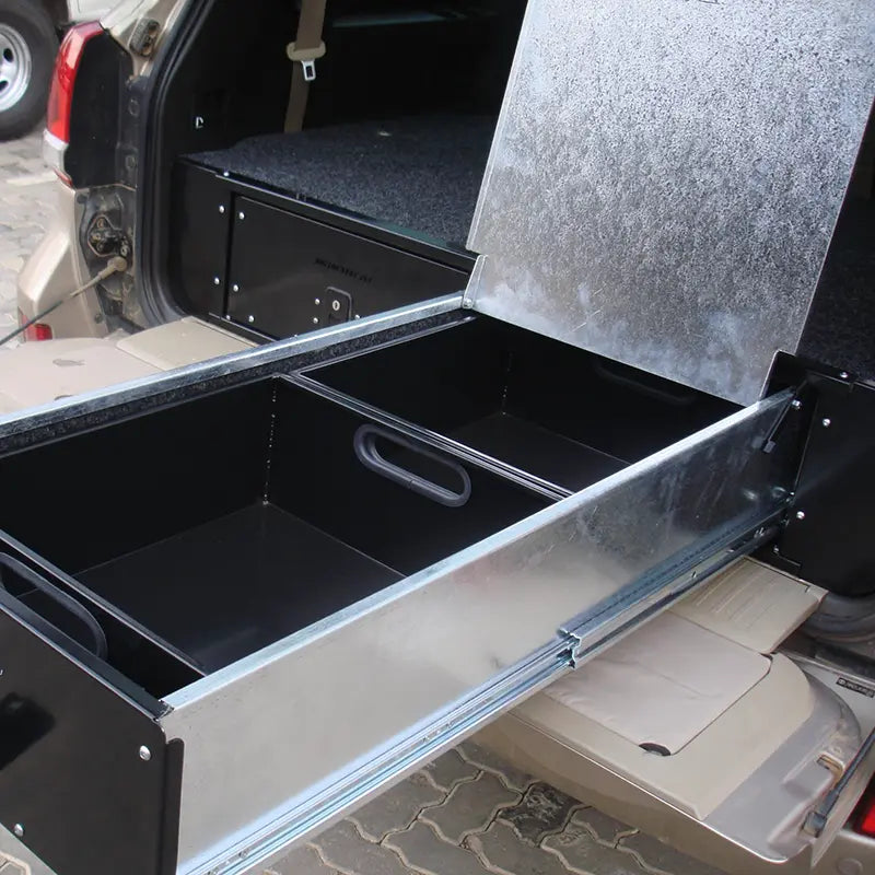 Twin Drawer – Toyota Land Cruiser 300 - Mount: seat-mount