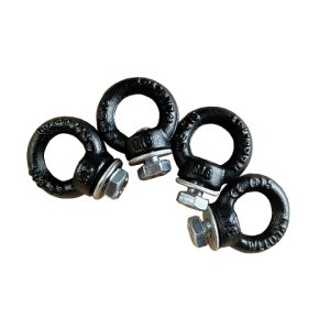 M8 Eye Nut, Set of 4, Black