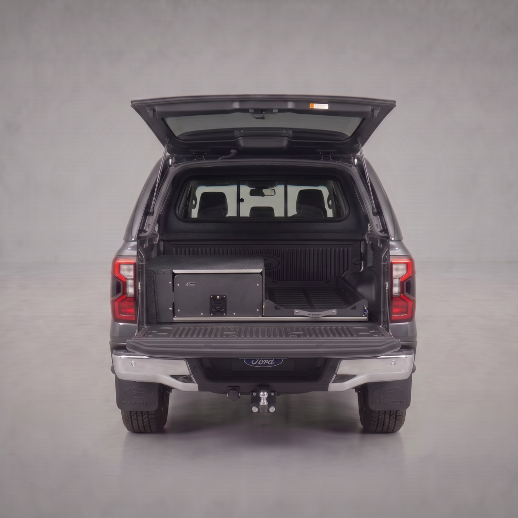 Zambezi Single Drawer + Truck Slider – Ford Ranger T6.2 Double Cab (2023+)