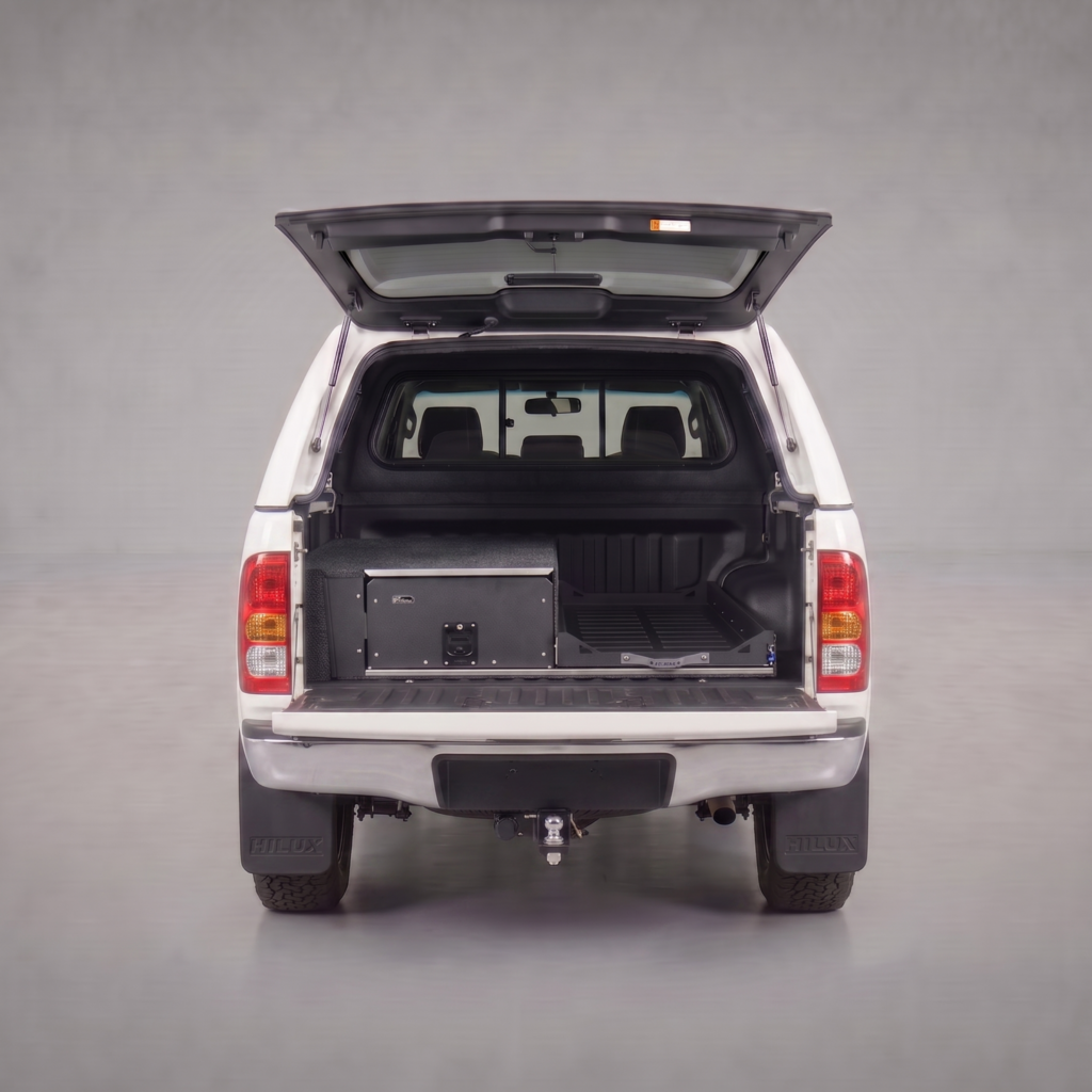 Zambezi Single Drawer + Truck Slider – Toyota Hilux Vigo D4D Double Cab