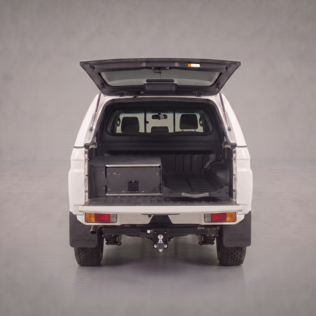 Zambezi Single Drawer + Truck Slider – Toyota Land Cruiser 79