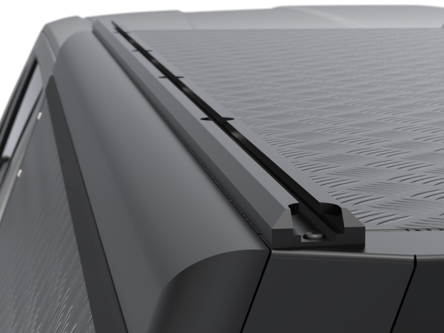 CANOPY - HILUX 26+ DC - BLACK TREAD FRD