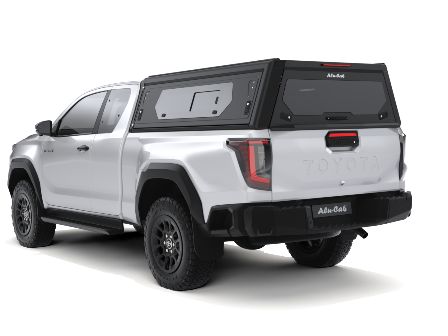 CONTOUR CANOPY - HILUX 26+ - XC - BLACK - SIDE WINDOWS INCL
