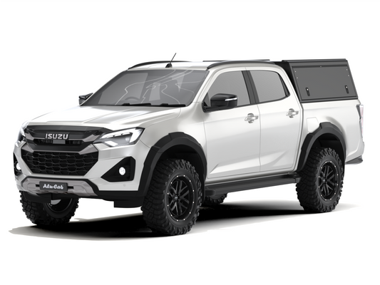 ISUZU (20 & 2025+) DC EXPLORER GUARD - BLACK SMOOTH FRD V2 - ZERO WINDOWS
