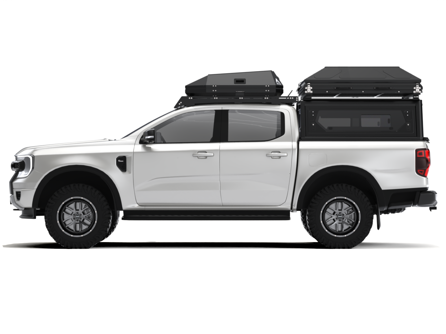 2 SLEEPER ROOFTOP TENT - BLACK