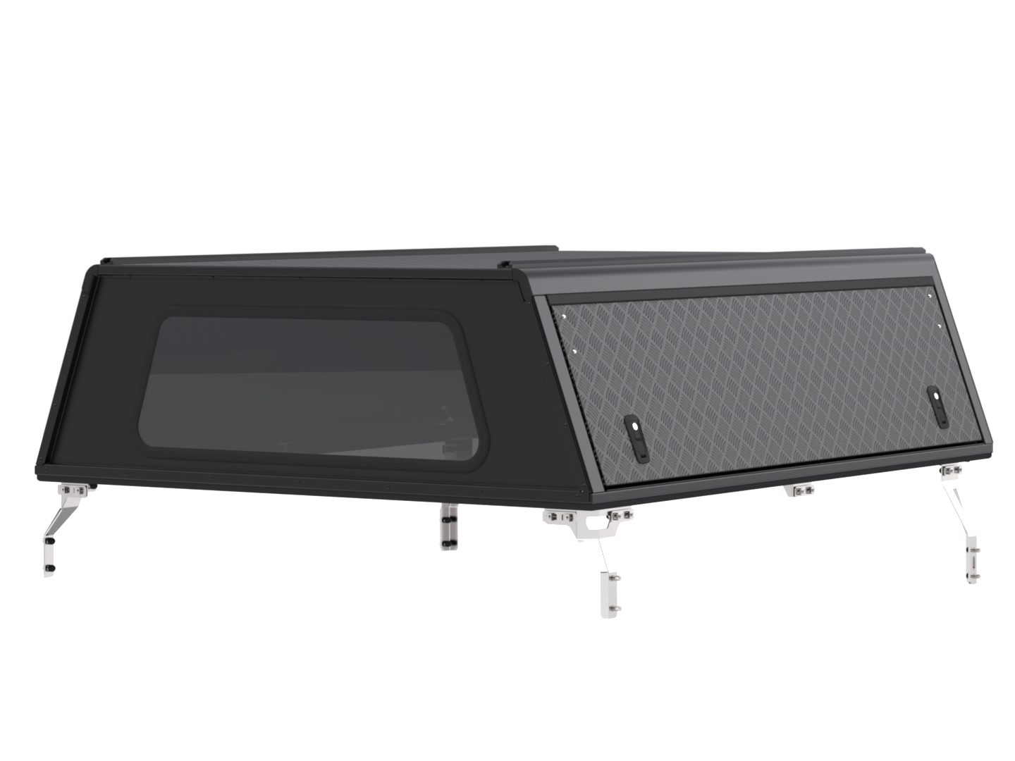 CANOPY - HILUX 26+ XC - BLACK TREAD FRD