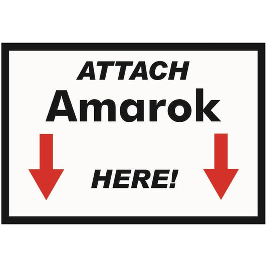 Attach Amarok Here - Sticker