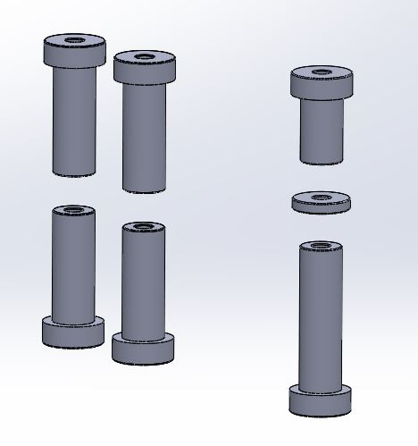 AWNING BUSHES - 6 BUSHES + 1 SPACER
