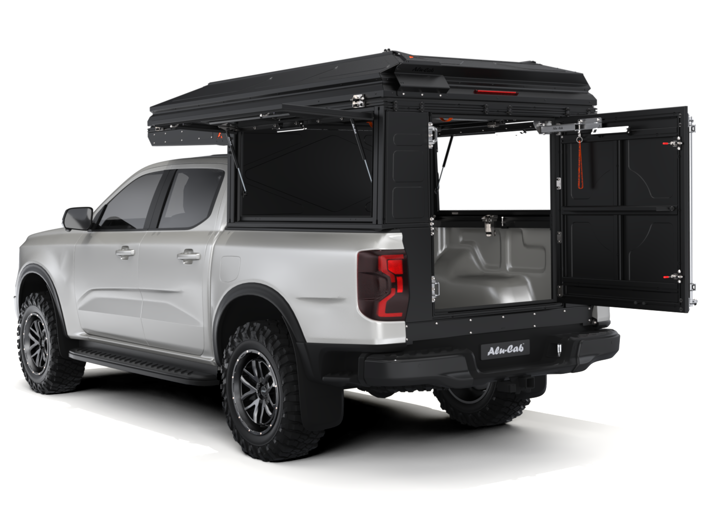 FORD RANGER 2022+ DC - FAMILY TENT (4) - WITH WINDOWS