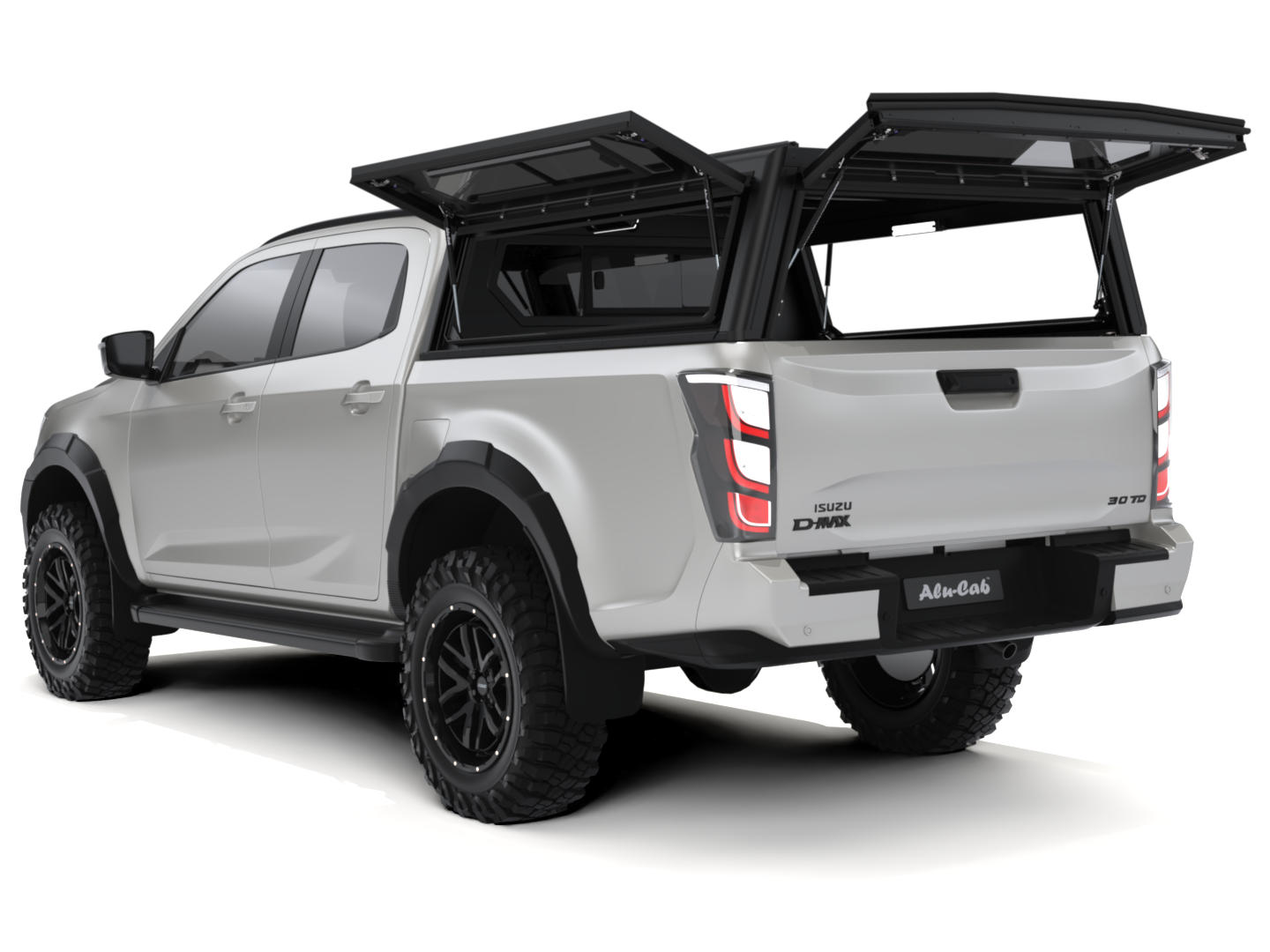 CONTOUR CANOPY - ISUZU 20 & 2025+ - DC - BLACK - SIDE WINDOWS INCL