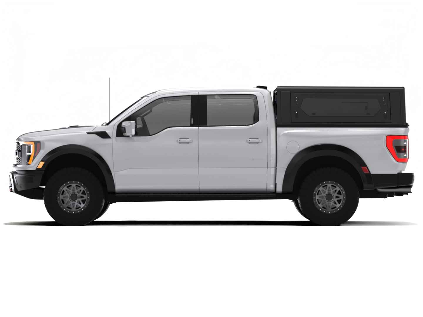 CONTOUR CANOPY - FORD F150 5.5 2021+ (9th Gen) - BLACK - SIDE WINDOWS INCL