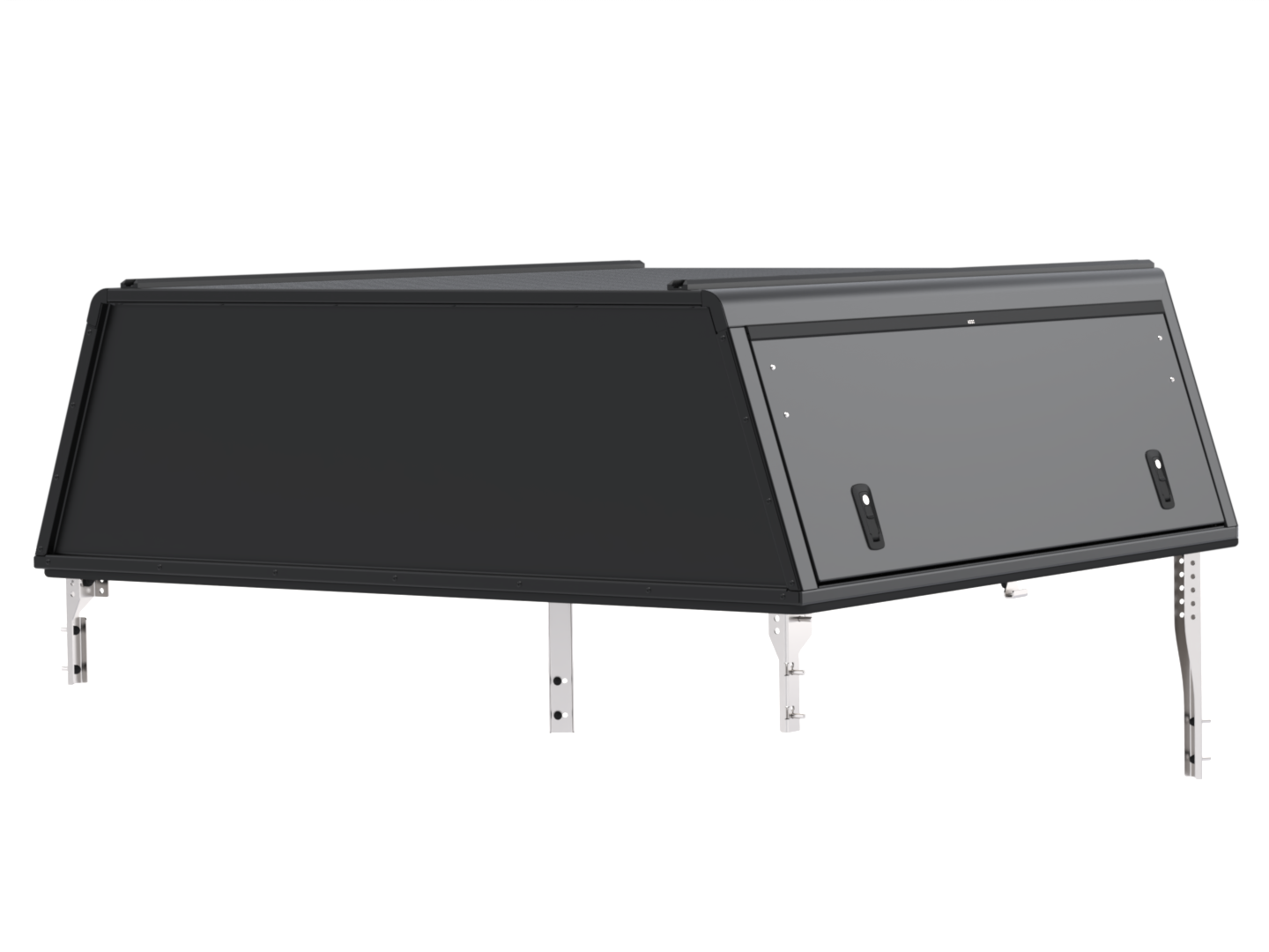 ISUZU (20 & 2025+) DC EXPLORER GUARD - BLACK SMOOTH FRD V2 - ZERO WINDOWS