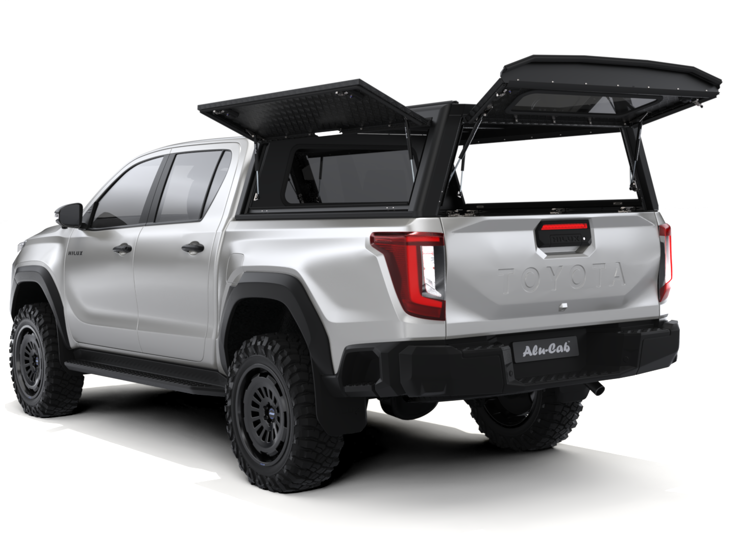 CANOPY - HILUX 26+ DC - BLACK TREAD FRD
