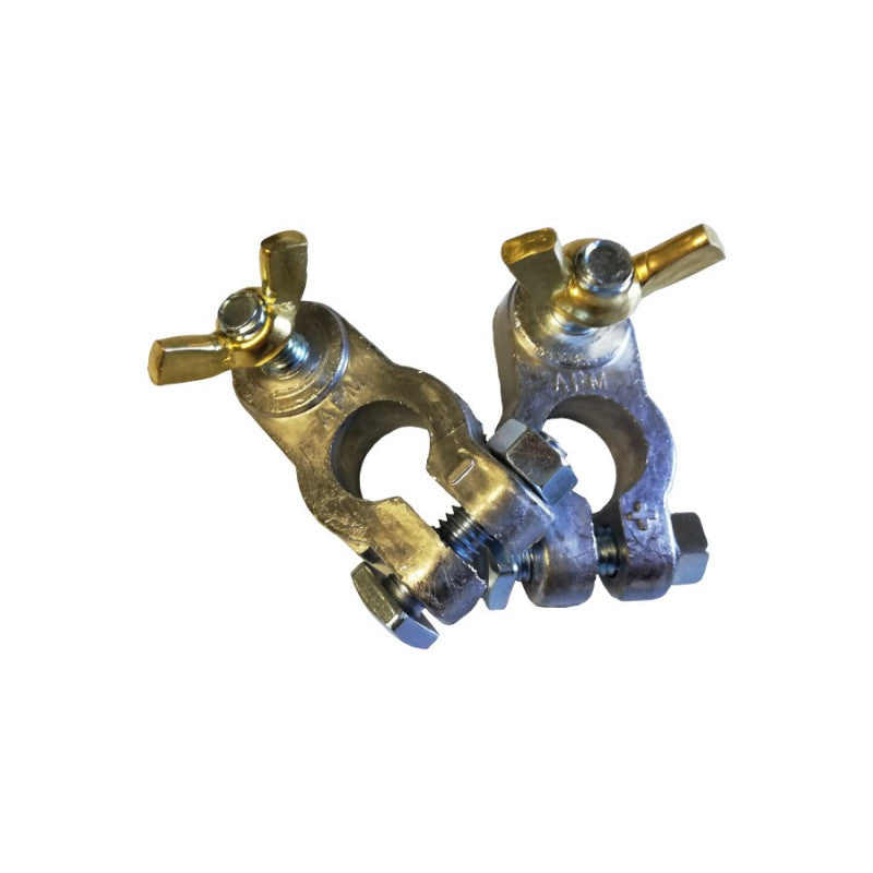 Battery Terminal Set with Wingnuts