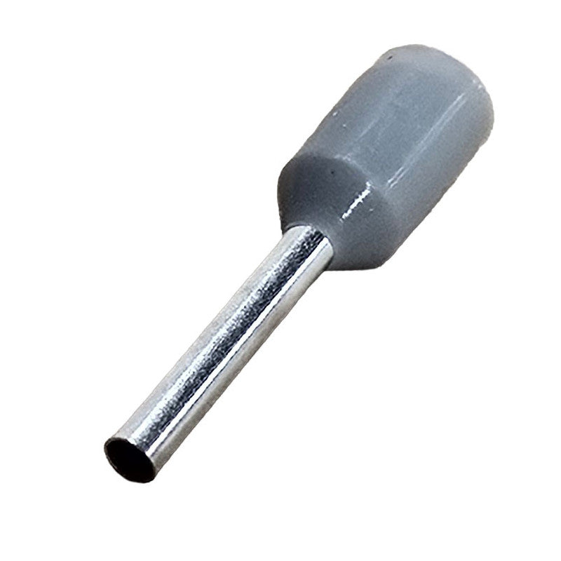 Bootlace Grey Ferrule (0.5 mm²) 50 Pack