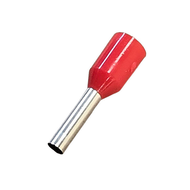 Bootlace Red Ferrule (1.5 mm²) 50 Pack