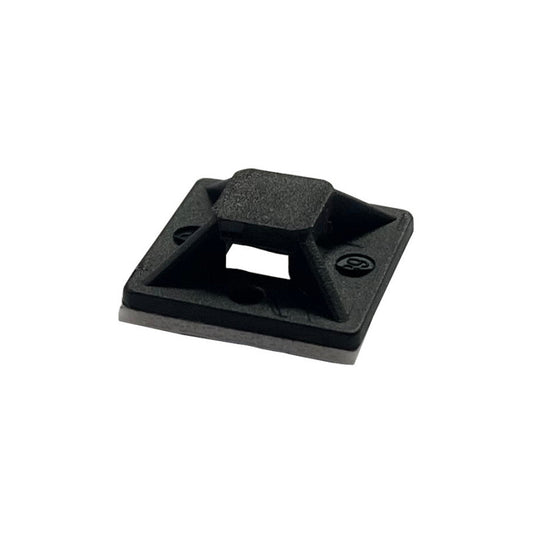 Cable Tie Cradle 18mm x 18mm x 6mm BLACK