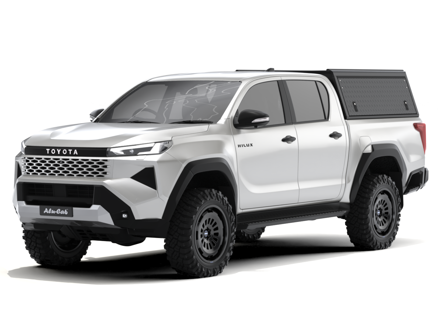 CANOPY - HILUX 26+ DC - BLACK TREAD FRD