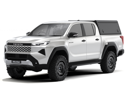 CANOPY - HILUX 26+ DC - BLACK TREAD FRD