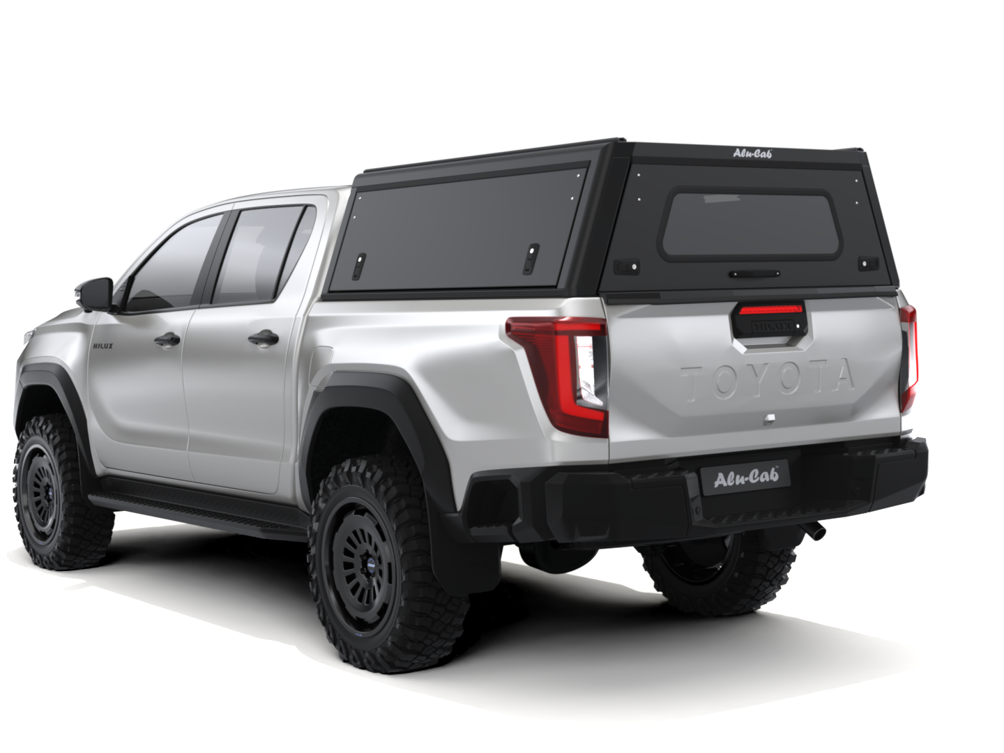 CANOPY - HILUX 26+ DC - BLACK SMOOTH FRD