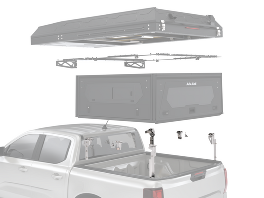MODCAP WITH TAILGATE MOUNTING BRACKET - CHEVY COLORADO