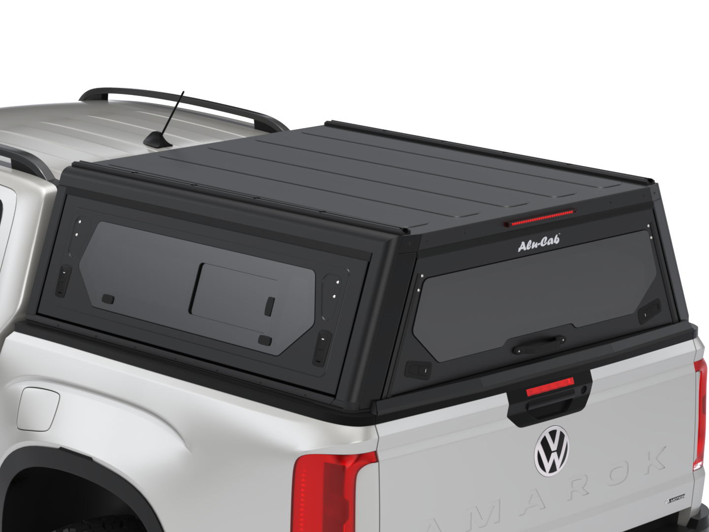 CONTOUR CANOPY - VW AMAROK 2023 - DC - BLACK - SIDE WINDOWS INCL