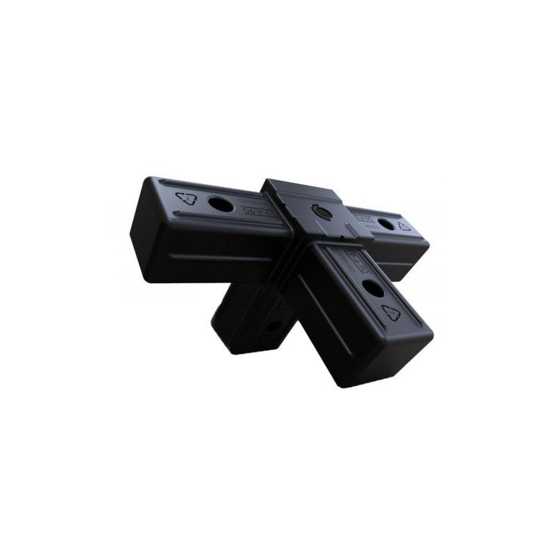 Connect-It - 4 Way SQR - 19mm - Black