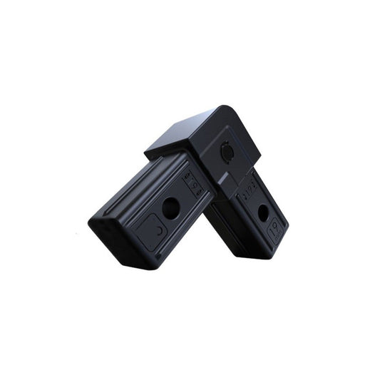 Connector- 2 Way Corner IND - 25mm - Black