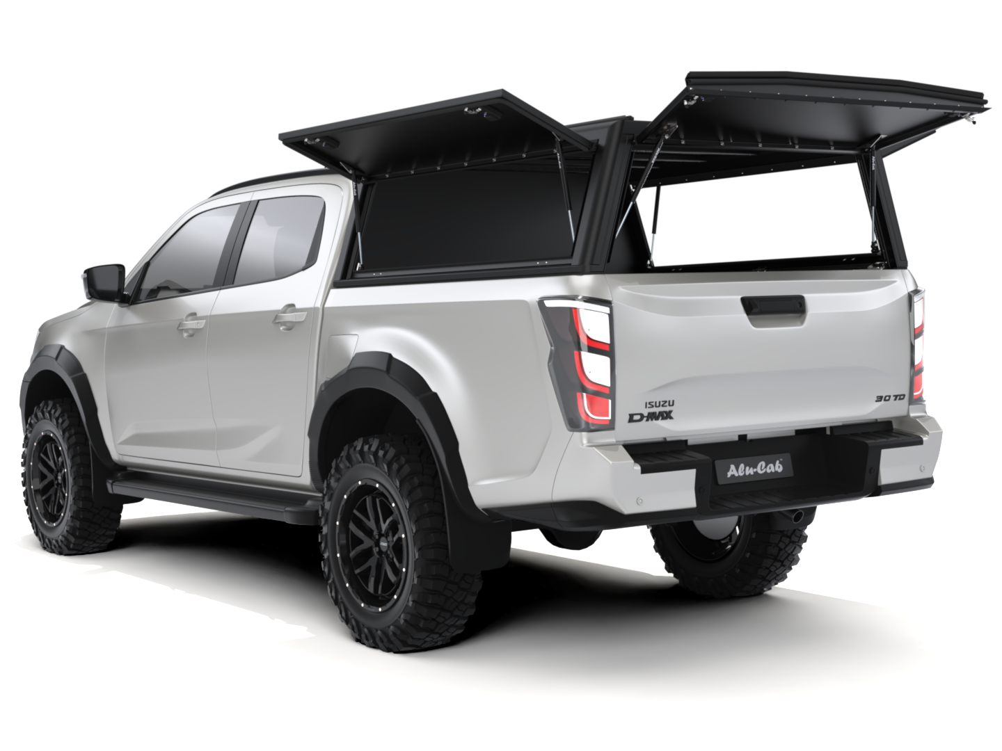 ISUZU (20 & 2025+) DC EXPLORER GUARD - BLACK SMOOTH FRD V2 - ZERO WINDOWS