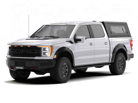CONTOUR CANOPY - FORD F150 5.5 2021+ (9th Gen) - BLACK - SIDE WINDOWS INCL