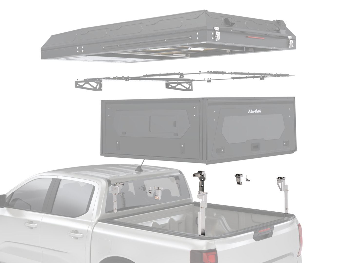 MODCAP WITH TAILGATE MOUNTING BRACKET - FORD RANGER 2022 DC