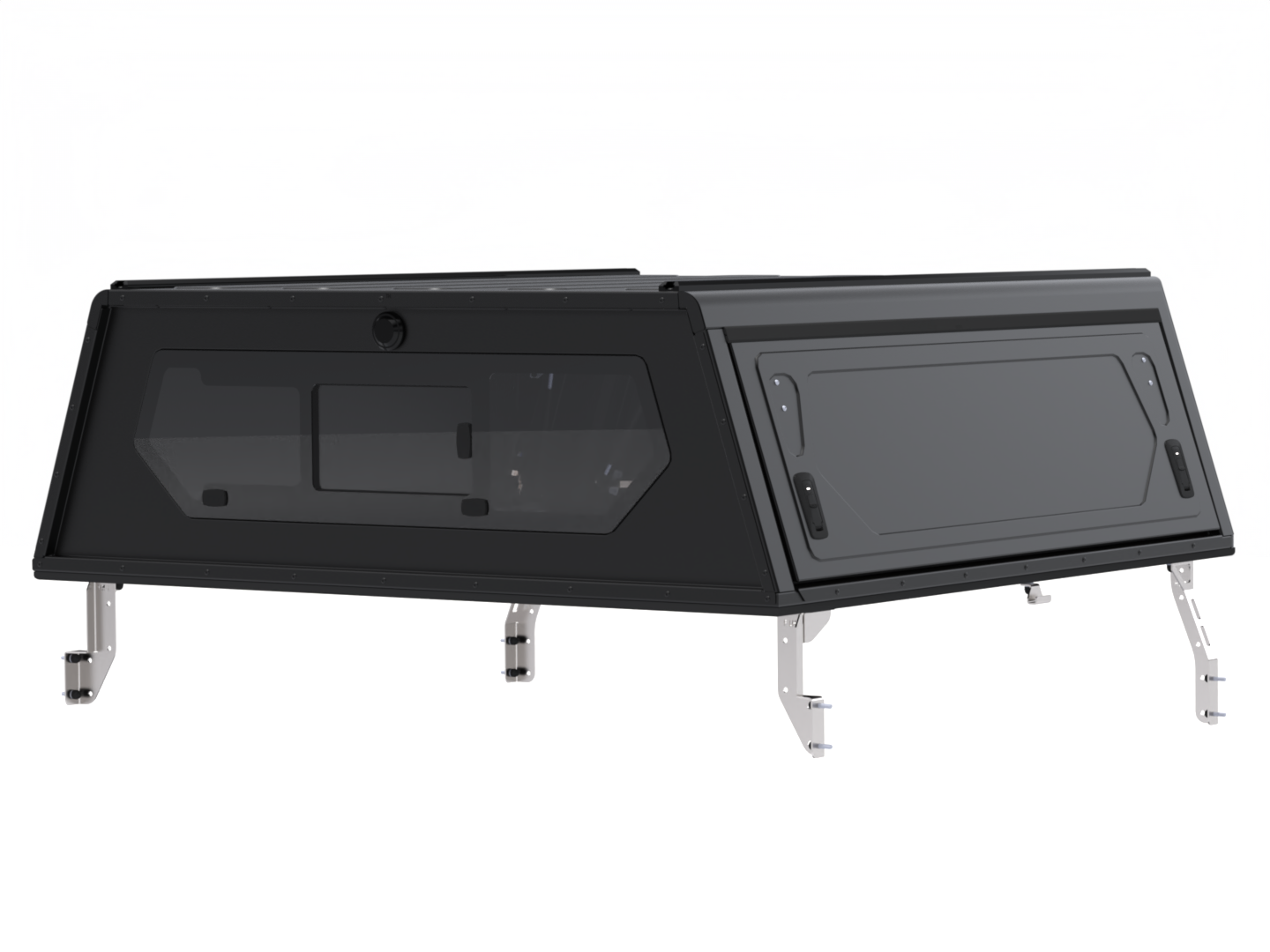 CONTOUR CANOPY - HILUX REVO 16+ - DC - BLACK