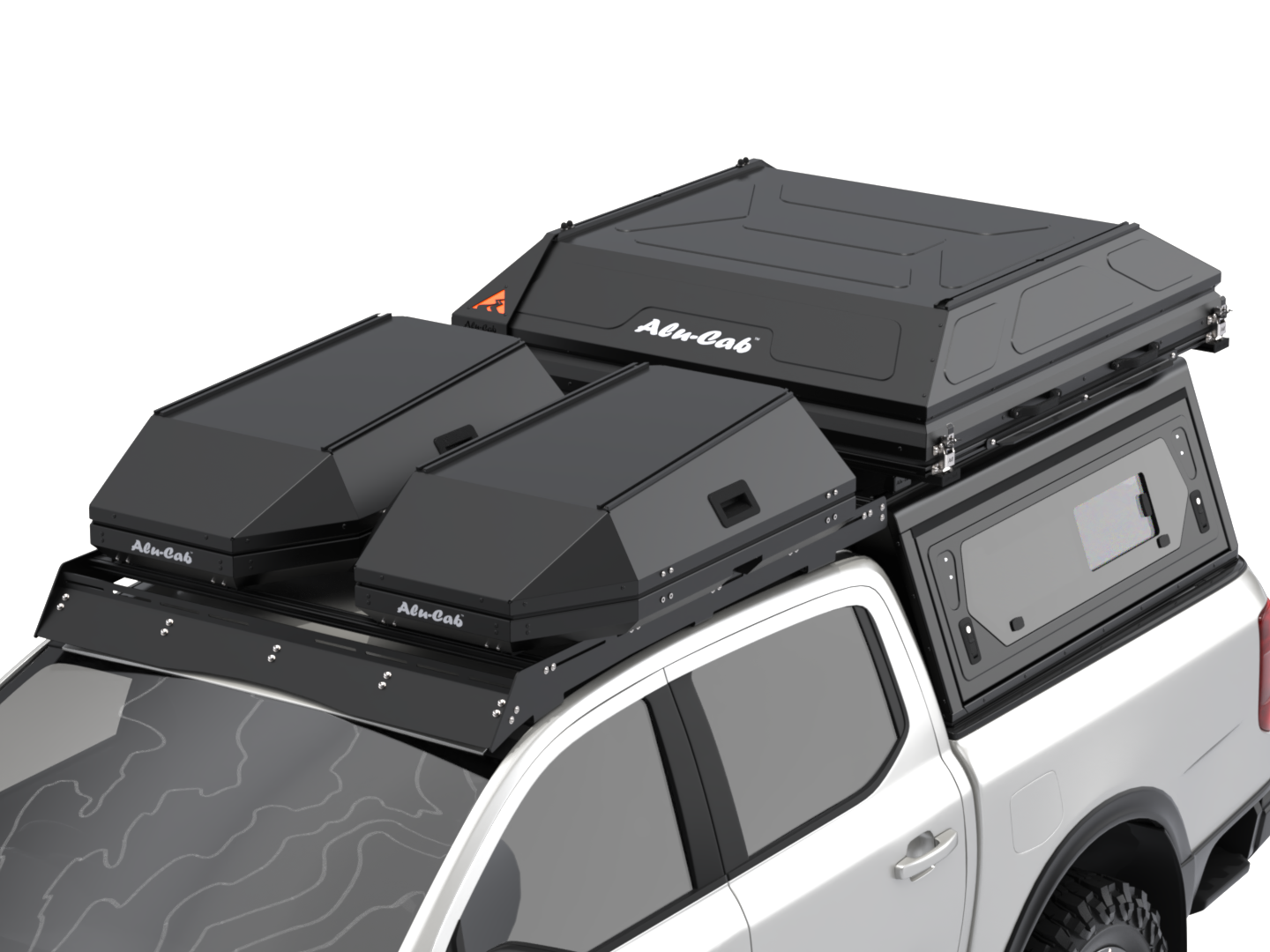 2 SLEEPER ROOFTOP TENT - BLACK