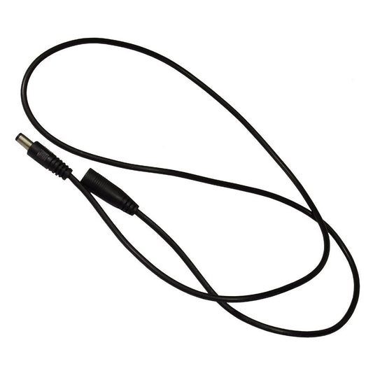 DC Power Extension with male and female plugs - 1 meter long