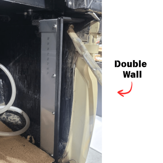DustStop kit for Toyota Land Cruiser 79 Bakkie with Double Wall