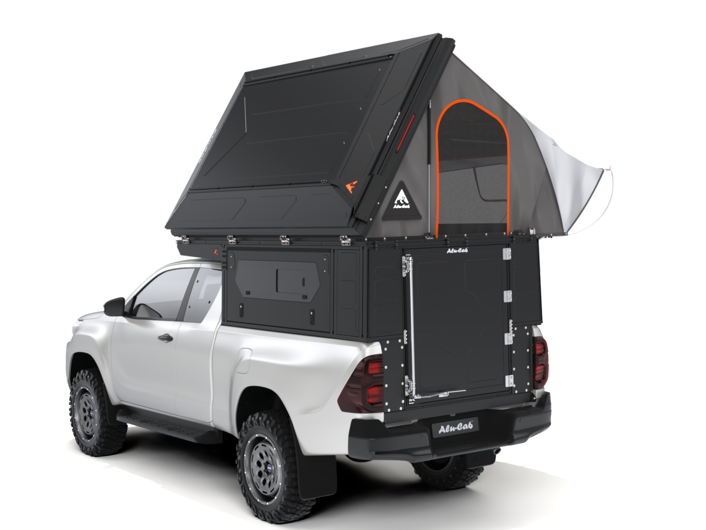 HILUX REVO 2016+ XC - FAMILY TENT (4) - WITH WINDOWS